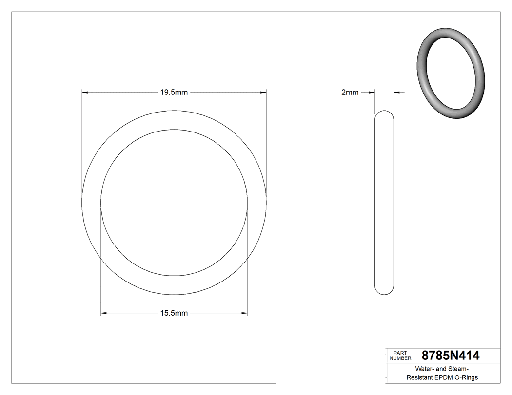 Technical drawing - 8785N414